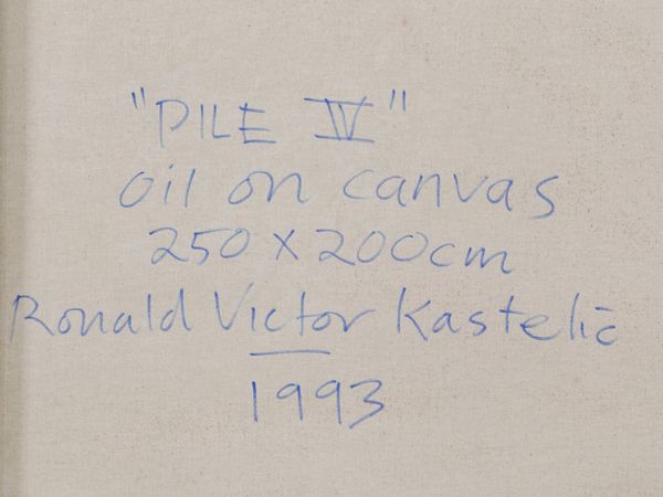 Ronald Victor Kastelic : Pile IV  - Asta Arte M&C - Under 2K - Associazione Nazionale - Case d'Asta italiane