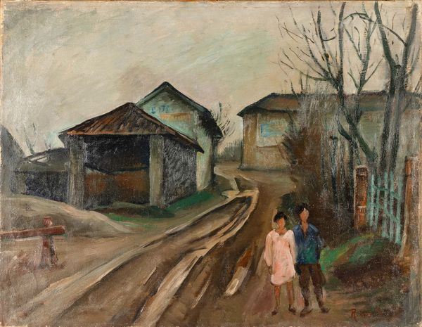 Raffaele De Grada : Paesaggio suburbano  - Asta Arte M&C - Under 2K - Associazione Nazionale - Case d'Asta italiane