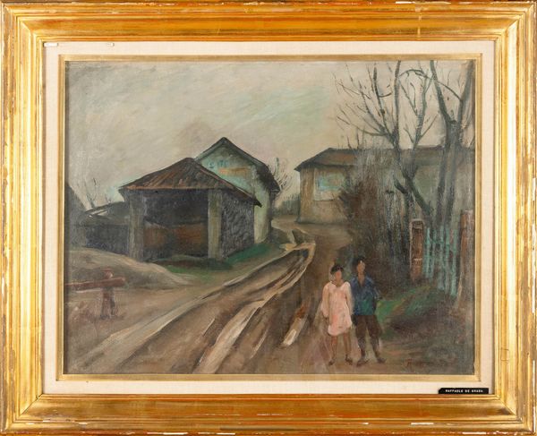 Raffaele De Grada : Paesaggio suburbano  - Asta Arte M&C - Under 2K - Associazione Nazionale - Case d'Asta italiane