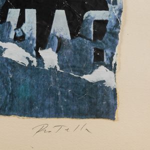 MIMMO ROTELLA : Senza titolo  - Asta Arte M&C - Under 2K - Associazione Nazionale - Case d'Asta italiane