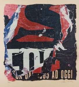 MIMMO ROTELLA - Senza titolo