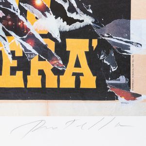 MIMMO ROTELLA : Nessuno mi fermer  - Asta Arte M&C - Under 2K - Associazione Nazionale - Case d'Asta italiane