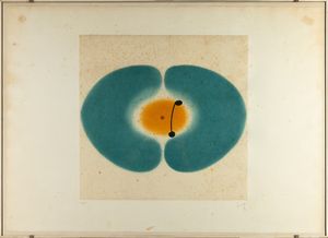 Victor Pasmore : Blue Mandala  - Asta Arte M&C - Under 2K - Associazione Nazionale - Case d'Asta italiane