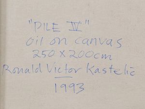 Ronald Victor Kastelic : Pile IV  - Asta Arte M&C - Under 2K - Associazione Nazionale - Case d'Asta italiane