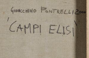 Gioacchino Pontrelli : Campi Elisi  - Asta Arte M&C - Under 2K - Associazione Nazionale - Case d'Asta italiane