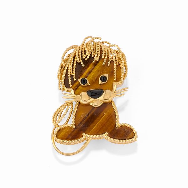 Van Cleef & Arpels : Spilla Lucky Animals Lion  - Asta Gioielli Importanti - Associazione Nazionale - Case d'Asta italiane