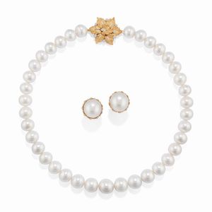 MARIO BUCCELLATI - Demi parure con perle South Sea