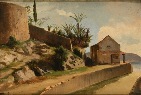 Luigi Steffani : Paesaggio  - Asta Dipinti del XIX Secolo - Associazione Nazionale - Case d'Asta italiane
