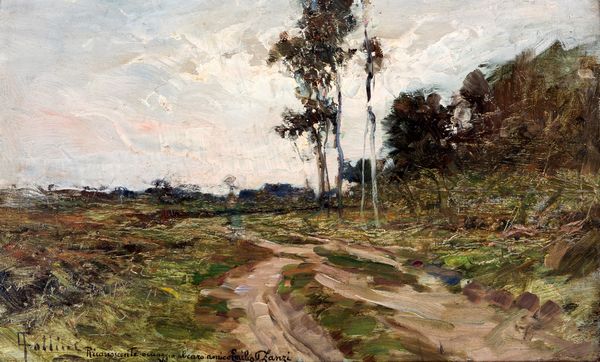 Carlo Follini : Paesaggio  - Asta Dipinti del XIX Secolo - Associazione Nazionale - Case d'Asta italiane