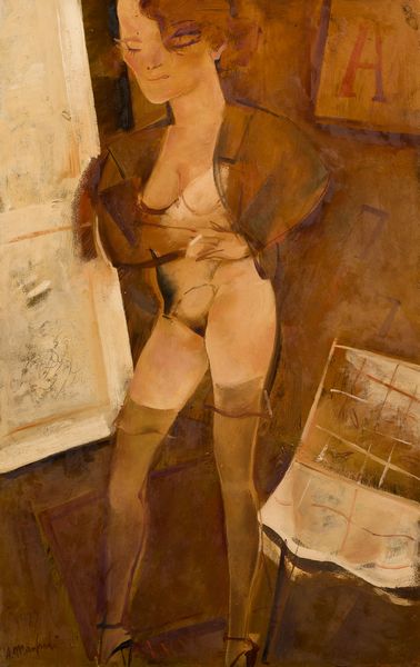 Alberto Manfredi : Nudo  - Asta Dipinti, Disegni, Sculture e Grafica - Associazione Nazionale - Case d'Asta italiane