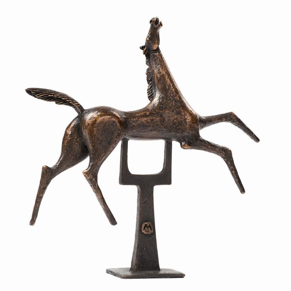 Marcello Mascherini : Cavallino (Lloyd Adriatico Trophy)  - Asta Dipinti, Disegni, Sculture e Grafica - Associazione Nazionale - Case d'Asta italiane