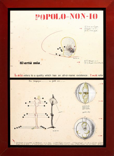 Duccio Berti : Popolo = Non - Io  - Asta Dipinti, Disegni, Sculture e Grafica - Associazione Nazionale - Case d'Asta italiane