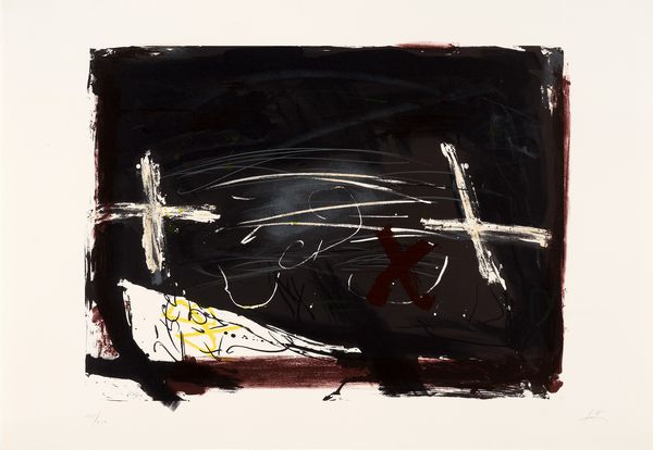 Antoni Tàpies : Senza titolo  - Asta Dipinti, Disegni, Sculture e Grafica - Associazione Nazionale - Case d'Asta italiane