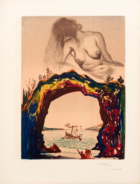 Salvador Dalí : La Sirne  - Asta Dipinti, Disegni, Sculture e Grafica - Associazione Nazionale - Case d'Asta italiane