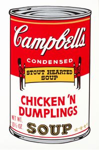 Andy Warhol (d'après) - Due grafiche a soggetto Campbell's Soup