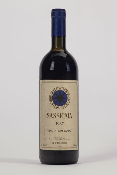 Italia : SASSICAIA  - Asta Vini e Distillati - Associazione Nazionale - Case d'Asta italiane