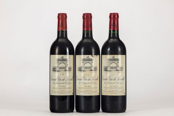 FRANCIA : CHATEAU LEOVILLE-LAS CASES GRAND VIN DE LEOVILLE (3 BT)  - Asta Vini e Distillati - Associazione Nazionale - Case d'Asta italiane