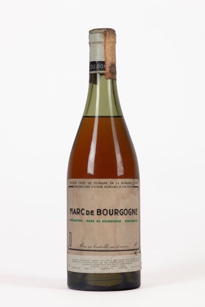 FRANCIA : Domaine de la Romanee-Conti Marc de Bourgogne Eau-de-Vie  - Asta Vini e Distillati - Associazione Nazionale - Case d'Asta italiane