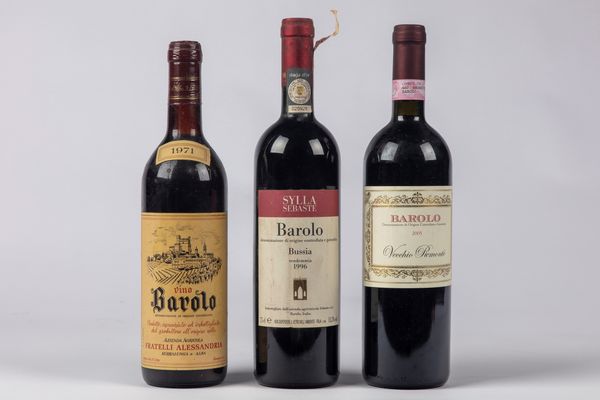 Italia : Selezione Barolo (3 BT)  - Asta Vini e Distillati - Associazione Nazionale - Case d'Asta italiane