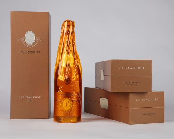 FRANCIA : Cristal Brut Ros Millesime (3 BT)  - Asta Vini e Distillati - Associazione Nazionale - Case d'Asta italiane