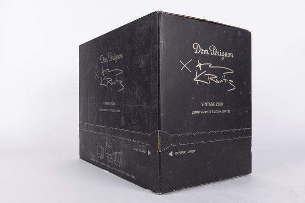 FRANCIA : DOM PERIGNON BOX LENNY KRAVITZ (6 BT)  - Asta Vini e Distillati - Associazione Nazionale - Case d'Asta italiane