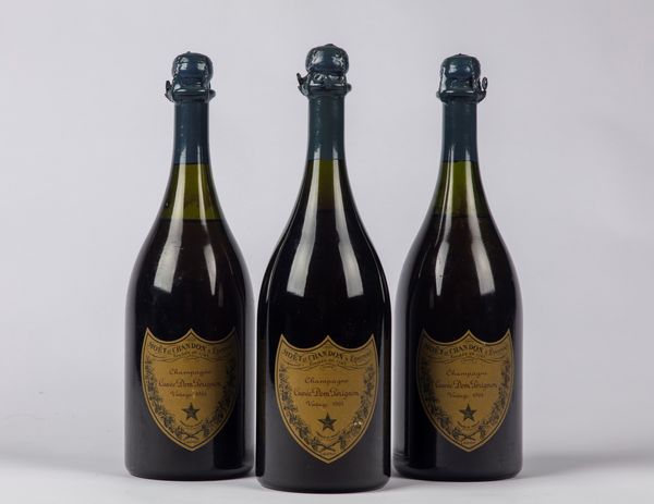 FRANCIA : DOM PERIGNON (3 BT)  - Asta Vini e Distillati - Associazione Nazionale - Case d'Asta italiane