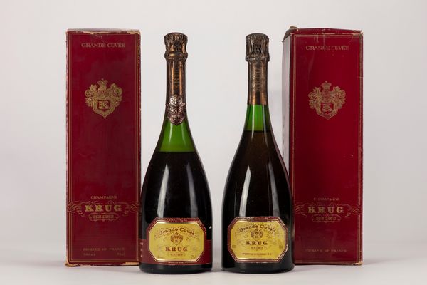 FRANCIA : Krug Grande Cuvee 1er edition Brut (2 BT)  - Asta Vini e Distillati - Associazione Nazionale - Case d'Asta italiane