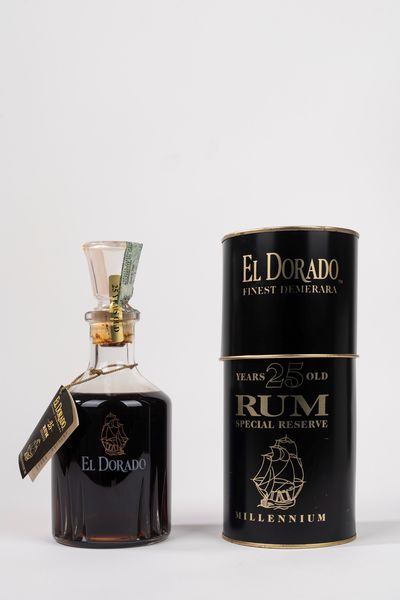 Guyana : El Dorado Demeraran Special Reserve 25 Years Old  - Asta Vini e Distillati - Associazione Nazionale - Case d'Asta italiane