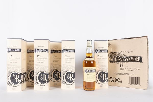 Scozia : Cragganmore 12 Original box (6 BT)  - Asta Vini e Distillati - Associazione Nazionale - Case d'Asta italiane