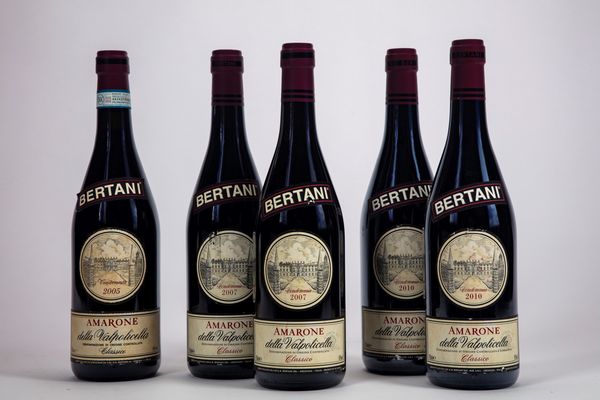 Italia : Bertani Amarone della Valpolicella Classico DOCG (5 BT)  - Asta Vini e Distillati - Associazione Nazionale - Case d'Asta italiane