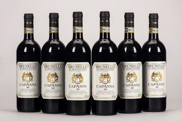 Italia : Capanna BRUNELLO DI MONTALCINO (6 BT)  - Asta Vini e Distillati - Associazione Nazionale - Case d'Asta italiane