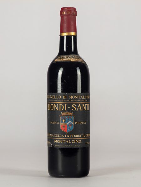 Italia : Biondi Santi Brunello di Montalcino Riserva  - Asta Vini e Distillati - Associazione Nazionale - Case d'Asta italiane