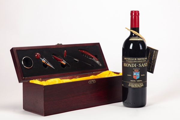 Italia : Biondi Santi Tenuta Greppo Brunello di Montalcino DOCG con confezione regalo Sommelier  - Asta Vini e Distillati - Associazione Nazionale - Case d'Asta italiane