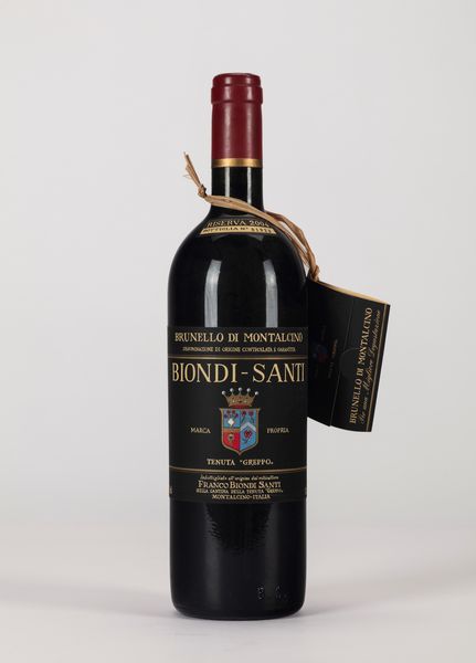 Italia : Brunello di Montalcino Riserva Biondi Santi  - Asta Vini e Distillati - Associazione Nazionale - Case d'Asta italiane