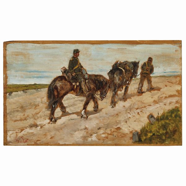 Giovanni Fattori : Giovanni Fattori  - Asta DIPINTI DEL SECOLO XIX - Associazione Nazionale - Case d'Asta italiane