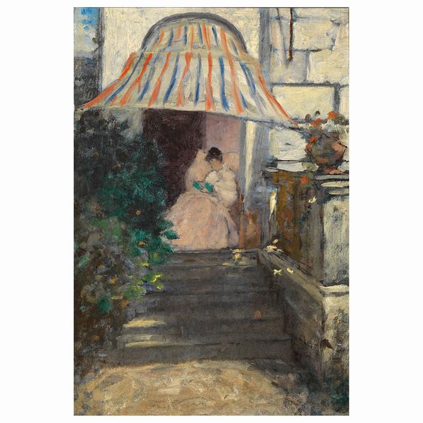 Attribuito a Henri Baptiste Lebasque  - Asta DIPINTI DEL SECOLO XIX - Associazione Nazionale - Case d'Asta italiane