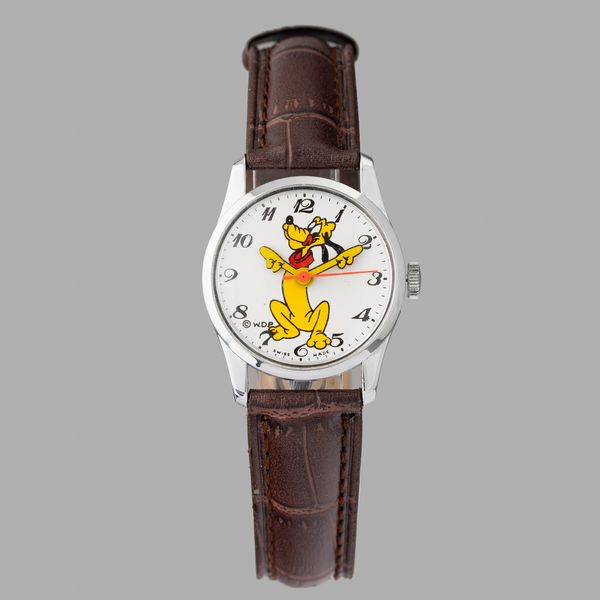 WALT DISNEY : Orologio Walt Disney Pluto  - Asta Orologi da Polso - Associazione Nazionale - Case d'Asta italiane