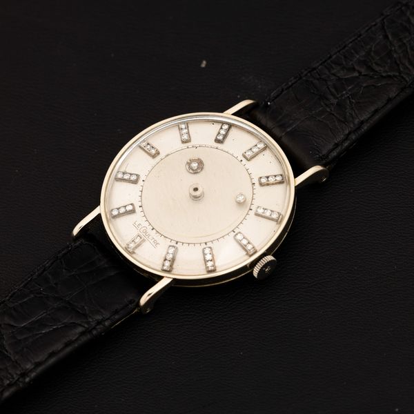 LeCoultre : Misterioso in oro bianco 18k, carica manuale quadrante Argent con brillanti, 33 mm  - Asta Orologi da Polso - Associazione Nazionale - Case d'Asta italiane