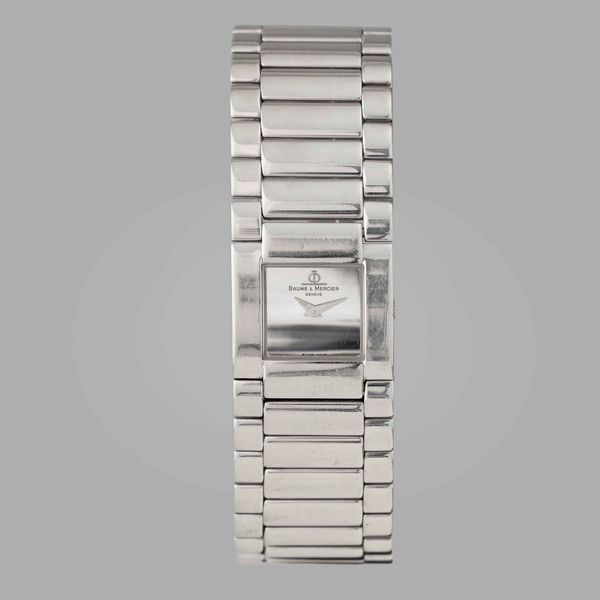 Baume & Mercier : Baume & Mercier, Catwalk, in acciaio, movimento al quarzo, con garanzia, 24x26,5 mm  - Asta Orologi da Polso - Associazione Nazionale - Case d'Asta italiane