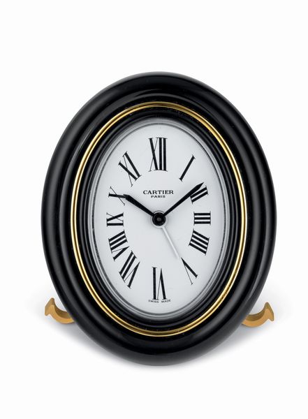 CARTIER : Cartier, sveglietta da viaggio, 90,5x73 mm  - Asta Orologi da Polso - Associazione Nazionale - Case d'Asta italiane