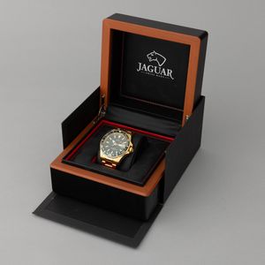 Jaguar : Jaguar Executive J863/4 con datario, movimento al quarzo, in acciaio laminato, 44 mm, completo di scatola<BR>  - Asta Orologi da Polso - Associazione Nazionale - Case d'Asta italiane