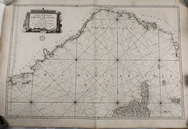 Genova - Liguria 4 carte topografiche della Liguria ed una veduta di Genova, secolo XVII-XVIII  - Asta Stampe - Associazione Nazionale - Case d'Asta italiane