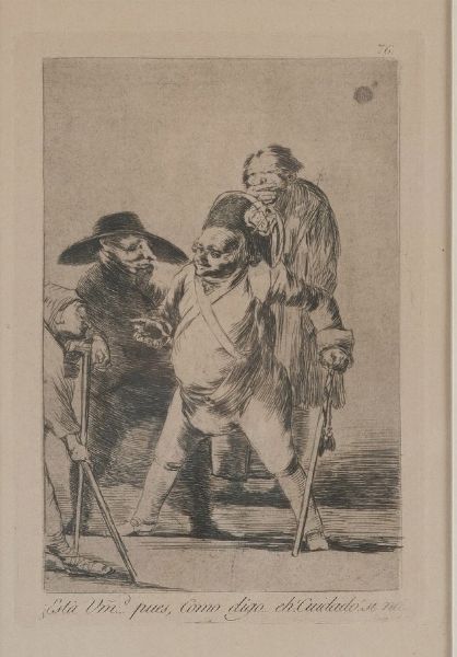 Francisco José de Goya y Lucientes : Est um.. pues como digo..., 1795  - Asta Stampe - Associazione Nazionale - Case d'Asta italiane