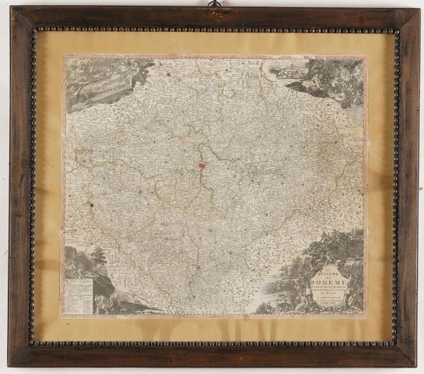 Lotto di tre carte geografiche, XVIII secolo  - Asta Stampe - Associazione Nazionale - Case d'Asta italiane