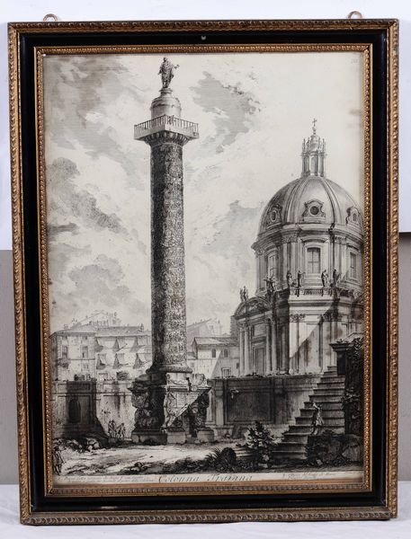 Giovanni Battista Piranesi (1720-1778) Colonna Traiana  - Asta Stampe - Associazione Nazionale - Case d'Asta italiane