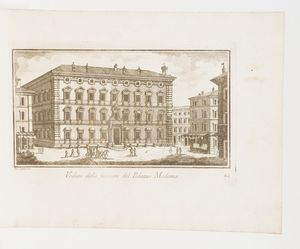 Giovanni Maria Cassini (1745 - 1824)<BR> Nuova raccolta delle megliori vedute antiche e moderne di Roma disegnate e incise da Giovanni Cassini l'anno 1779...  In Roma presso Venanzio Monaldini  - Asta Stampe - Associazione Nazionale - Case d'Asta italiane