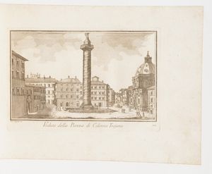 Giovanni Maria Cassini (1745 - 1824)<BR> Nuova raccolta delle megliori vedute antiche e moderne di Roma disegnate e incise da Giovanni Cassini l'anno 1779...  In Roma presso Venanzio Monaldini  - Asta Stampe - Associazione Nazionale - Case d'Asta italiane