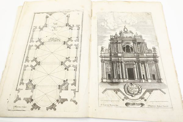 Guarino Guarini (Modena, 17 gennaio 1624  Milano, 6 marzo 1683) Disegni d'architettura civile et ecclasiastica<BR>Torino, Domenico Paulino, 1686  - Asta Libri Antichi - Associazione Nazionale - Case d'Asta italiane