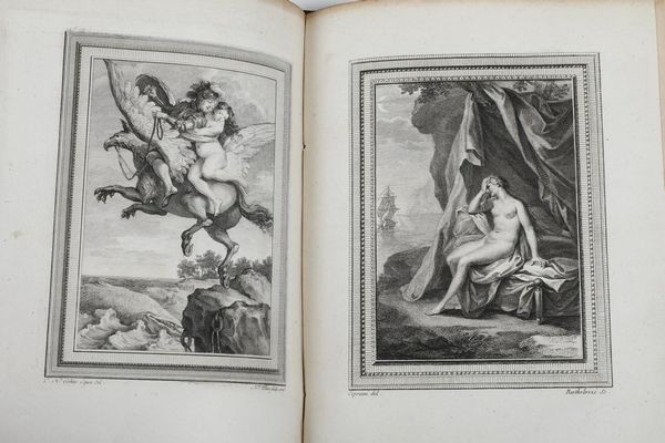 Ludovico Ariosto Roland Furieux pome hroque de l'Arioste. Traduction nouvelle, par M. D'Ussieux (tomi dall'1 al 4). A Paris, chez Brunet, 1775-1783.  - Asta Libri Antichi - Associazione Nazionale - Case d'Asta italiane