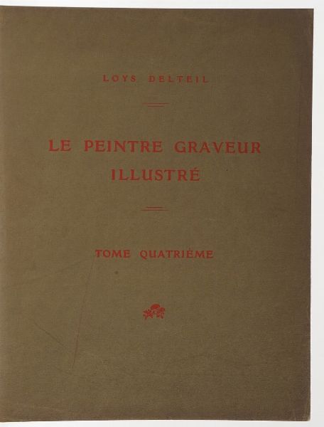 Delteil Loys. Le peintre graveur illustre... tome quatrieme, Anders Zorn. Parigi chez lauteur 1909. Contenente una incisione originale di Anders Zorn.  - Asta Libri Antichi - Associazione Nazionale - Case d'Asta italiane
